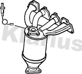 Klarius 321702 - Katalizators www.autospares.lv