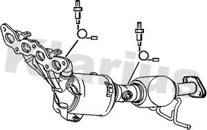 Klarius 323964 - Katalizators www.autospares.lv