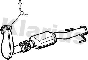 Klarius 322042 - Katalizators www.autospares.lv