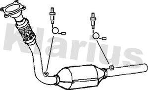 Klarius 322314 - Katalizators www.autospares.lv