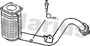 Klarius 322226 - Katalizators autospares.lv