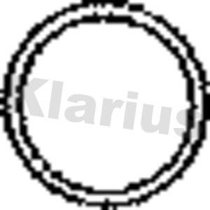 Klarius HAG3AW - Blīve, Izplūdes caurule www.autospares.lv