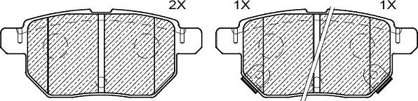 Klaxcar France 24943z - Brake Pad Set, disc brake www.autospares.lv