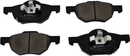 Klaxcar France 24923z - Brake Pad Set, disc brake www.autospares.lv