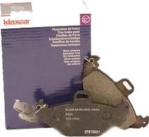 Klaxcar France 24493z - Brake Pad Set, disc brake www.autospares.lv