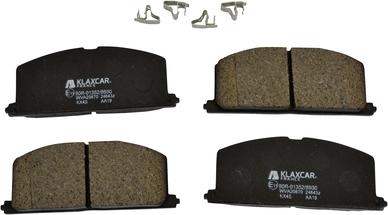 Klaxcar France 24643z - Brake Pad Set, disc brake www.autospares.lv