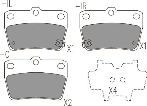 Klaxcar France 24047z - Bremžu uzliku kompl., Disku bremzes autospares.lv