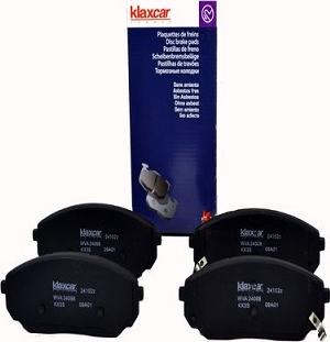 Klaxcar France 24102z - Brake Pad Set, disc brake www.autospares.lv