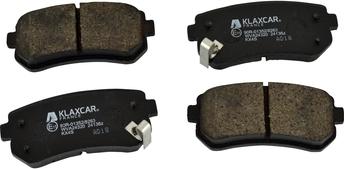 Klaxcar France 24136z - Brake Pad Set, disc brake www.autospares.lv