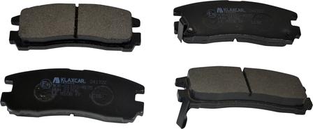 Klaxcar France 24172z - Brake Pad Set, disc brake www.autospares.lv