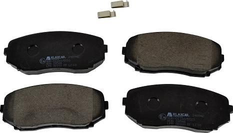 Klaxcar France 24894z - Brake Pad Set, disc brake www.autospares.lv