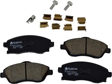 Klaxcar France 24896z - Brake Pad Set, disc brake www.autospares.lv