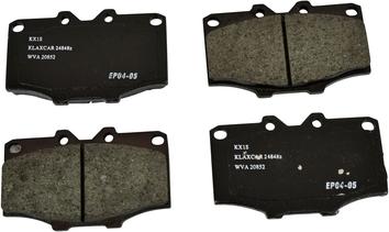 Klaxcar France 24848z - Brake Pad Set, disc brake www.autospares.lv