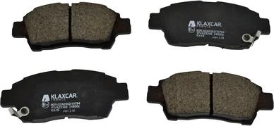 Klaxcar France 24850z - Brake Pad Set, disc brake www.autospares.lv