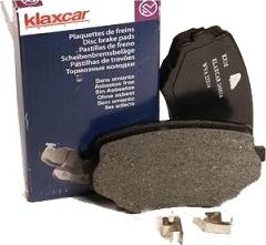 Klaxcar France 24861z - Тормозные колодки, дисковые, комплект www.autospares.lv