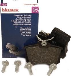 Klaxcar France 24863z - Тормозные колодки, дисковые, комплект www.autospares.lv