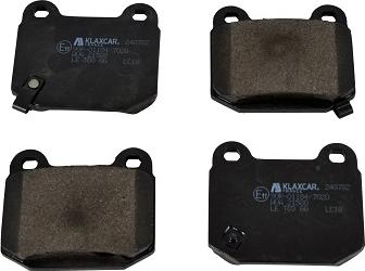 Klaxcar France 24878z - Brake Pad Set, disc brake www.autospares.lv