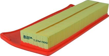 Klaxcar France FA042z - Air Filter, engine www.autospares.lv