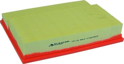 Klaxcar France FA056z - Air Filter, engine www.autospares.lv