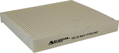 Klaxcar France FC018z - Filter, interior air www.autospares.lv