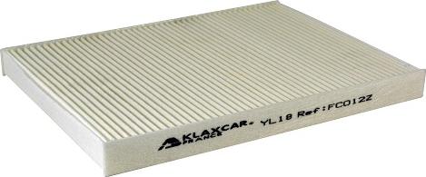 Klaxcar France FC012z - Filtrs, Salona telpas gaiss www.autospares.lv