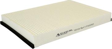 Klaxcar France FC025z - Фильтр воздуха в салоне www.autospares.lv