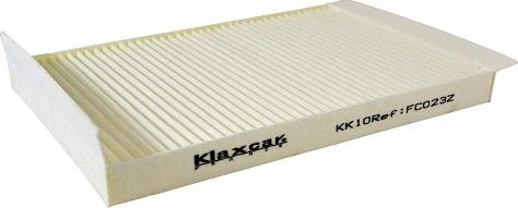 Klaxcar France FC023z - Filter, interior air www.autospares.lv