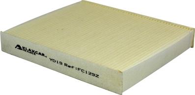 Klaxcar France FC129z - Filter, interior air www.autospares.lv