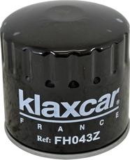 Klaxcar France FH043z - Eļļas filtrs autospares.lv