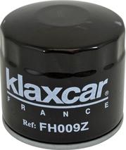 Klaxcar France FH009z - Eļļas filtrs www.autospares.lv