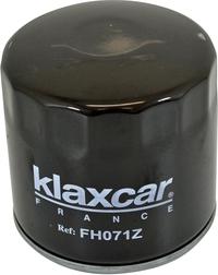 Klaxcar France FH071z - Масляный фильтр www.autospares.lv