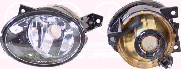 Klokkerholm 95450287 - Miglas lukturis www.autospares.lv