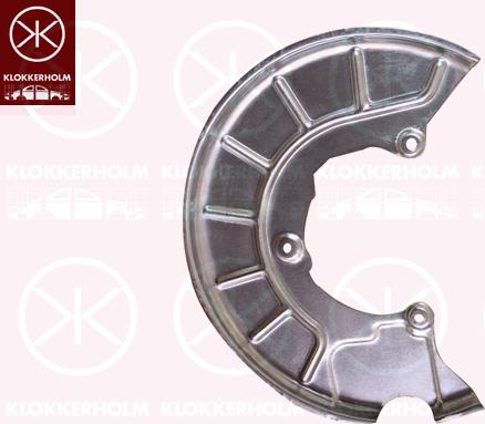 Klokkerholm 9545378 - Dubļu sargs, Bremžu disks www.autospares.lv