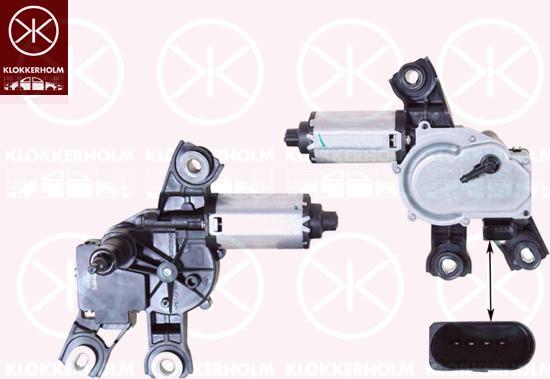 Klokkerholm 95487170 - Wiper Motor www.autospares.lv