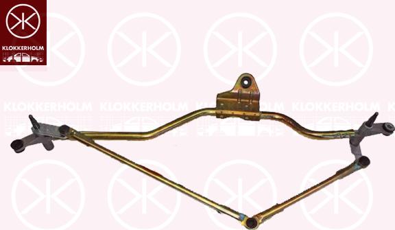 Klokkerholm 95683280 - Stiklu tīrītāja sviru un stiepņu sistēma www.autospares.lv