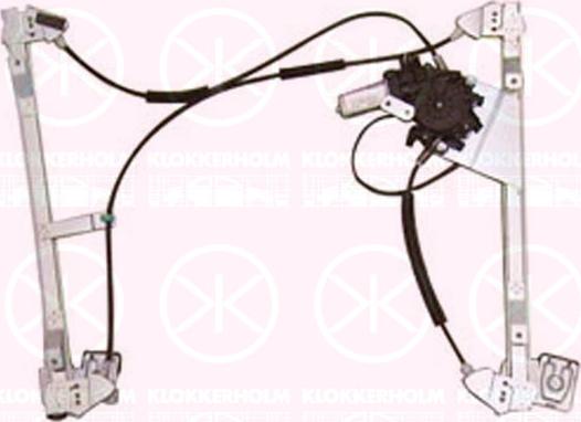 Klokkerholm 95041101 - Stikla pacelšanas mehānisms www.autospares.lv