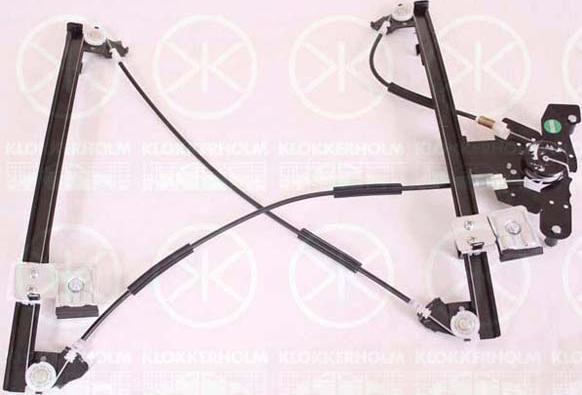 Klokkerholm 95011105 - Stikla pacelšanas mehānisms www.autospares.lv