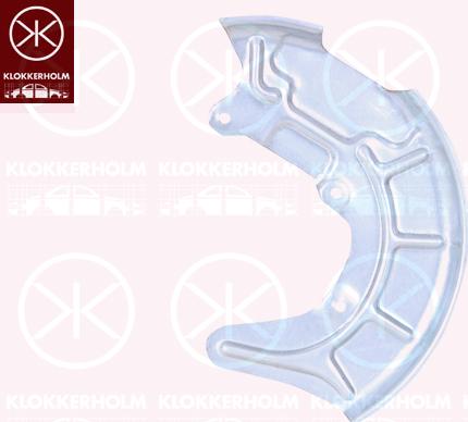 Klokkerholm 9501378 - Dubļu sargs, Bremžu disks www.autospares.lv