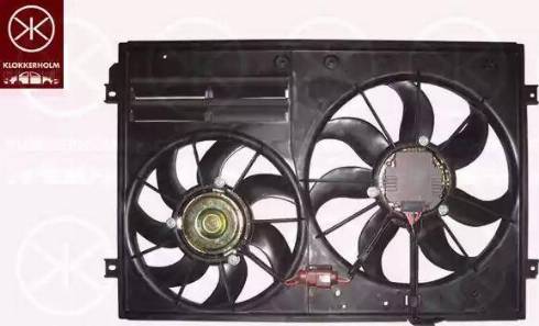 Klokkerholm 95342601 - Ventilators, Motora dzesēšanas sistēma www.autospares.lv