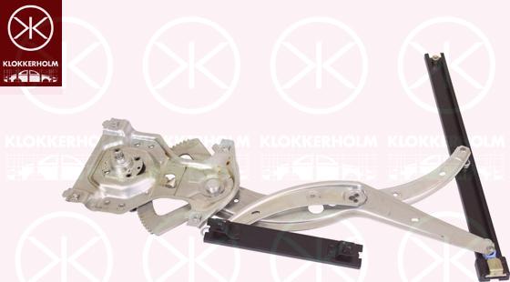 Klokkerholm 95381808 - Stikla pacelšanas mehānisms www.autospares.lv