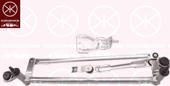 Klokkerholm 95243280 - Stiklu tīrītāja sviru un stiepņu sistēma www.autospares.lv