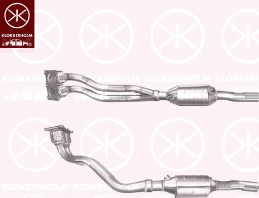 Klokkerholm 95238603 - Katalizators www.autospares.lv