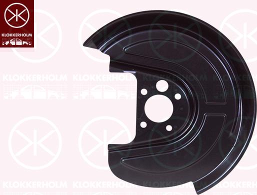 Klokkerholm 9523875 - Dubļu sargs, Bremžu disks www.autospares.lv