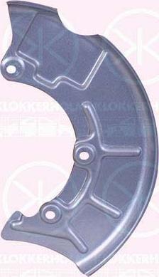 Klokkerholm 9523378 - Dubļu sargs, Bremžu disks www.autospares.lv