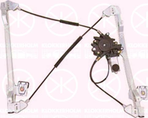 Klokkerholm 95221801 - Stikla pacelšanas mehānisms www.autospares.lv