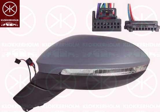 Klokkerholm 95781045 - Ārējais atpakaļskata spogulis www.autospares.lv