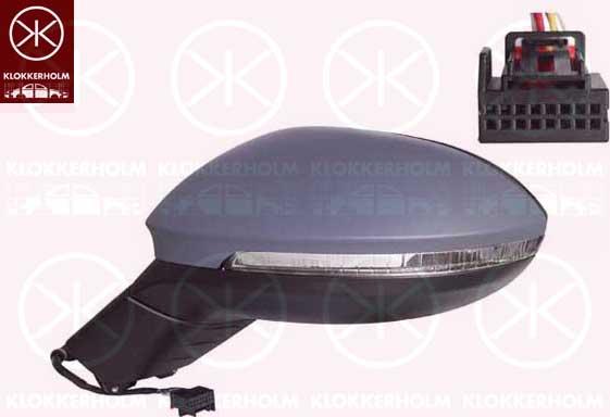 Klokkerholm 95781041 - Ārējais atpakaļskata spogulis www.autospares.lv