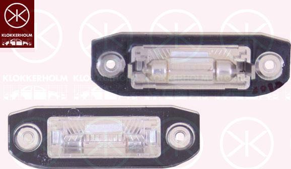 Klokkerholm 90090850 - Numurzīmes apgaismojuma lukturis www.autospares.lv