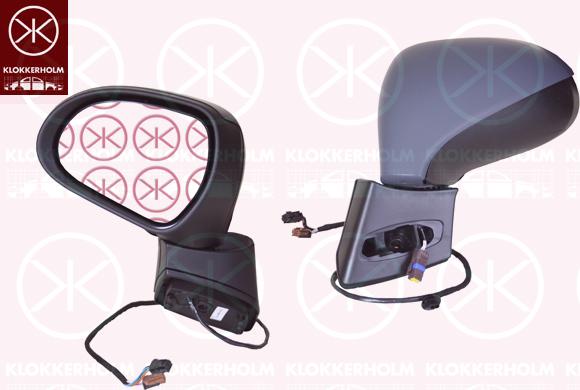 Klokkerholm 55081044 - Ārējais atpakaļskata spogulis www.autospares.lv