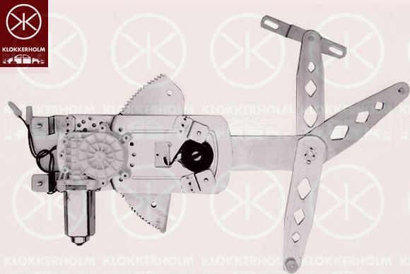 Klokkerholm 50511801 - Stikla pacelšanas mehānisms www.autospares.lv